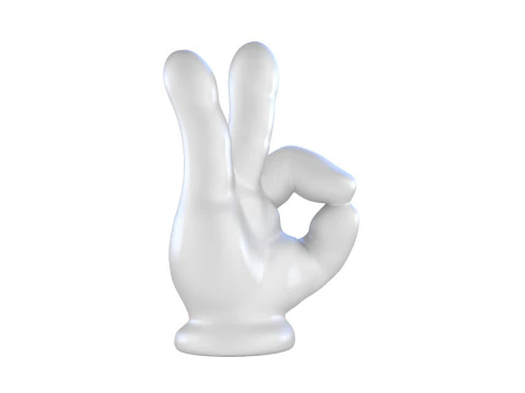 Mickey Hand - OK 3D Print Model