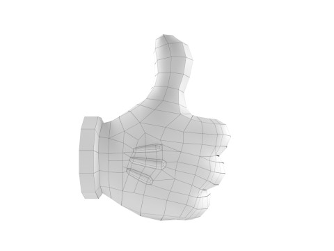Mickey Hand - Like 3D Print Model