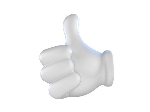 Mickey Hand - Like 3D Print Model