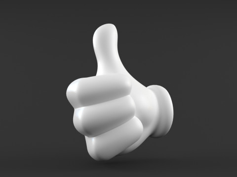 Mickey Hand - Like 3D Print Model