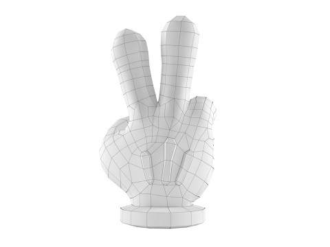 Mickey Hand - Victory 3D प्रिंट मॉडल