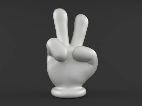 Mickey Hand - Victory 3D Print Model
