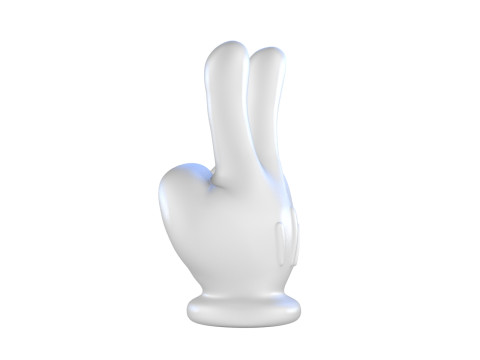 Mickey Hand - Victory 3D प्रिंट मॉडल