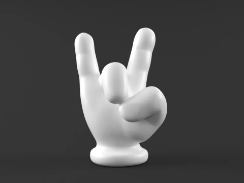 Mickey Hand - ILY 1 3D Print Model