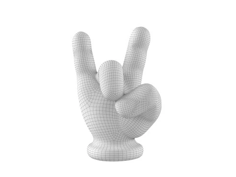 Mickey Hand - ILY 1 3D Print Model