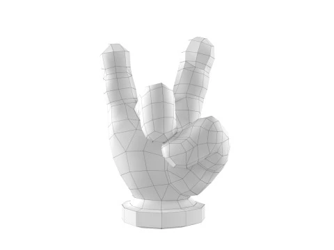 Mickey Hand - ILY 1 3D Print Model