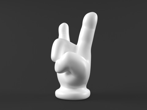 Mickey Hand - ILY 1 3D Принт Модель