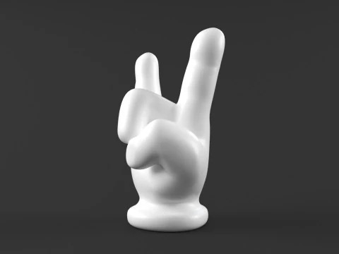 Mickey Hand - ILY 1 3D Print Model