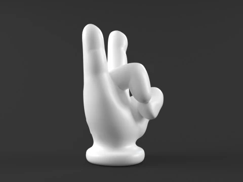Mickey Hand - ILY 1 3D Print Model