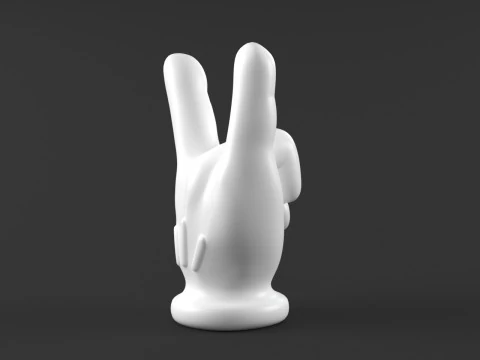 Mickey Hand - ILY 1 3D Print Model