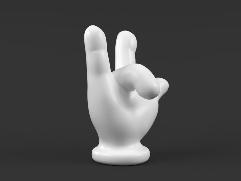 Hand Mickey - ILY 2 Modelo de Impressão 3D