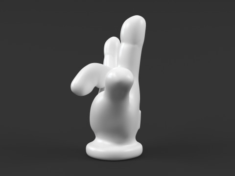 Hand Mickey - ILY 2 Modelo de Impressão 3D