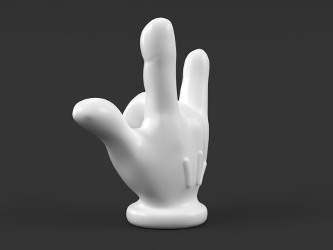 Hand Mickey - ILY 2 Modelo de Impressão 3D