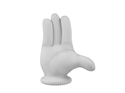 Mickey Hand - Palm 2 Model do druku 3D