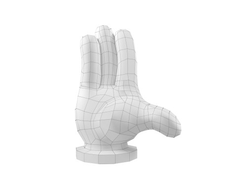 Mickey Hand - Palm 2 Model do druku 3D