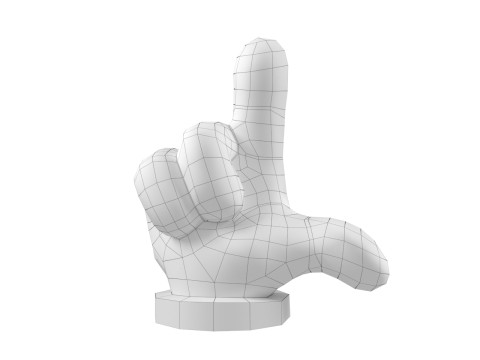 Mickey hand - index finger 3D Принт Модель