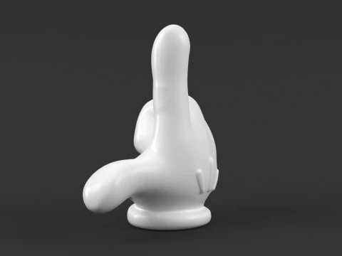 Mickey hand - index finger 3D Print Model