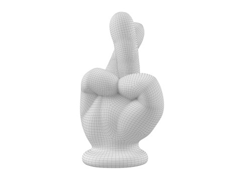MIckey Hand - Cross Model Cetak 3D