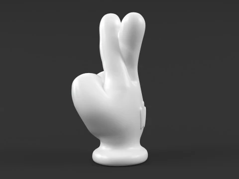 MIckey Hand - Cross 3D Print Model