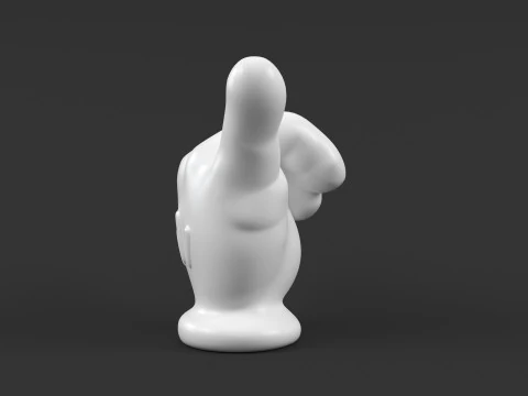 Mickey Hand - Shaka v2 3D Print Model