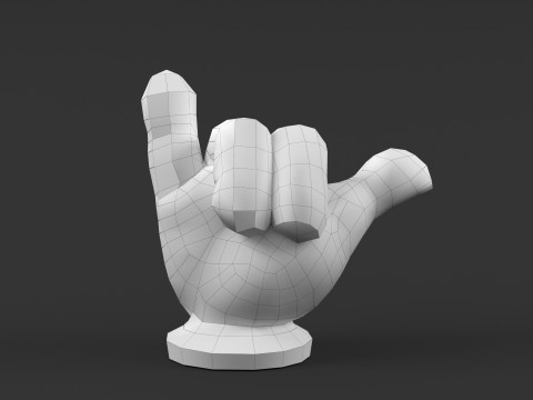 Mickey Hand - Shaka v1 3Dプリントモデル