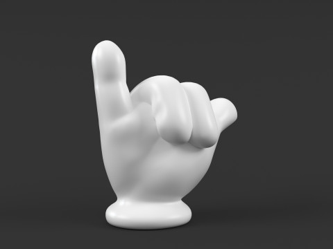 Mickey Hand - Shaka v1 3Dプリントモデル