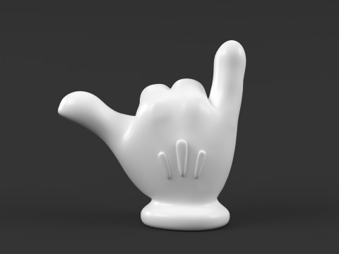 Mickey Hand - Shaka v1 3Dプリントモデル
