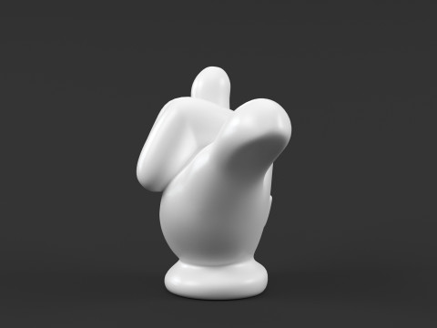 Mickey Hand - Shaka v1 3Dプリントモデル