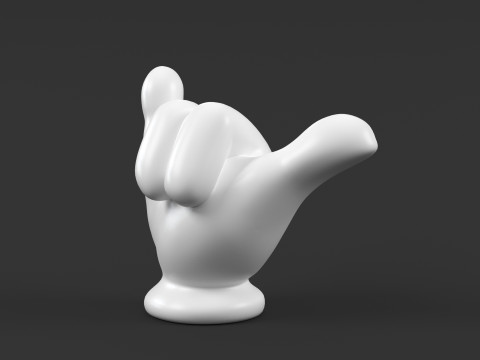 Mickey Hand - Shaka v1 3Dプリントモデル