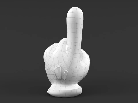 Mickey Hand - One 3D Print Model