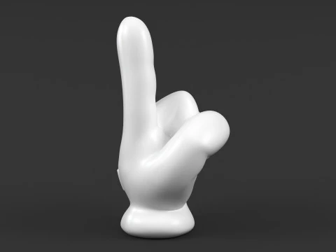 Mickey Hand - One 3D Print Model