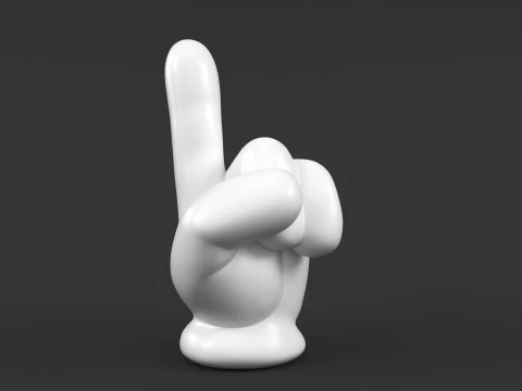 Mickey Hand - One 3D Print Model