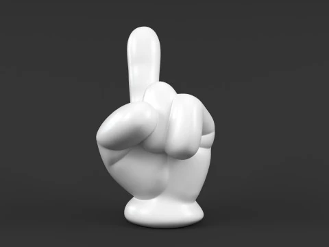 Mickey Hand - One 3D Print Model