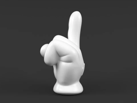 Mickey Hand - One 3D Print Model