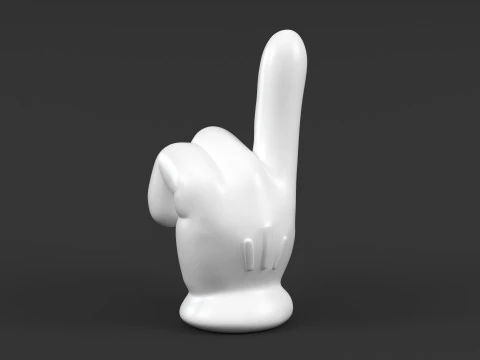 Mickey Hand - One 3D Print Model
