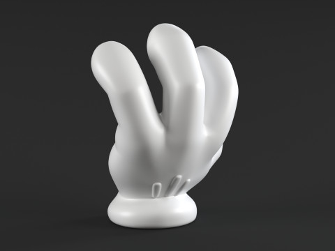 Mickey Hand - Angry Modèles 3D en vedette