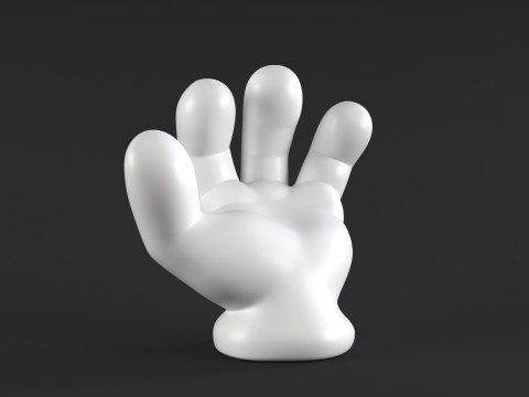 Mickey Hand - Angry Modèles 3D en vedette