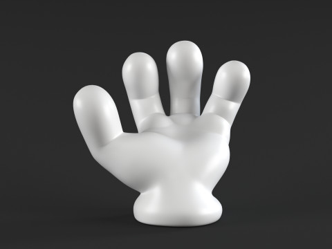 Mickey Hand - Angry Modèles 3D en vedette