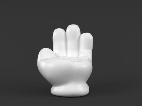 Mickey Hand - Beggar 3Dプリントモデル