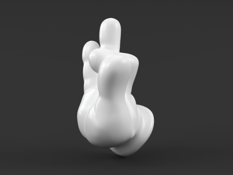 Mickey Hand Buddha 3D प्रिंट मॉडल