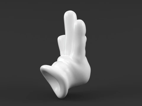 Mickey Hand Buddha 3D Print Model