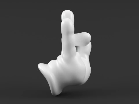 Mickey Hand Buddha 3D Print Model