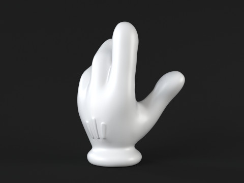 Mickey Hand - Handshake 3D प्रिंट मॉडल