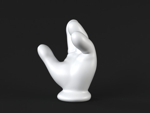 Mickey Hand - Handshake 3D Принт Модель