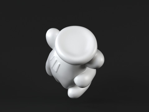 Mickey hand handshake 2 3D Print Model