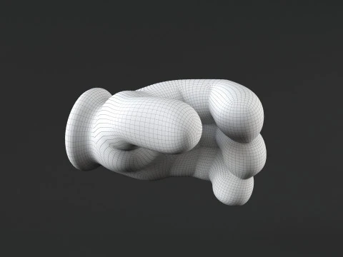 미키 손 - 홀드 3D 프린트 모델