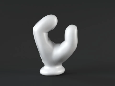 미키 손 - 홀드 3D 프린트 모델