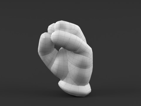 Hand Mickey - Italian Modelo de Impressão 3D