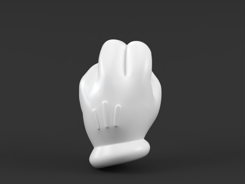 Hand Mickey - Italian Modelo de Impressão 3D