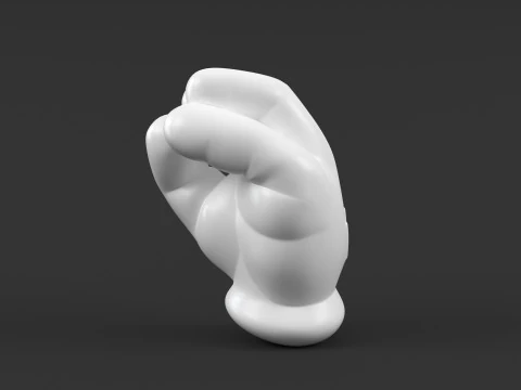 Hand Mickey - Italian 3D Print Model